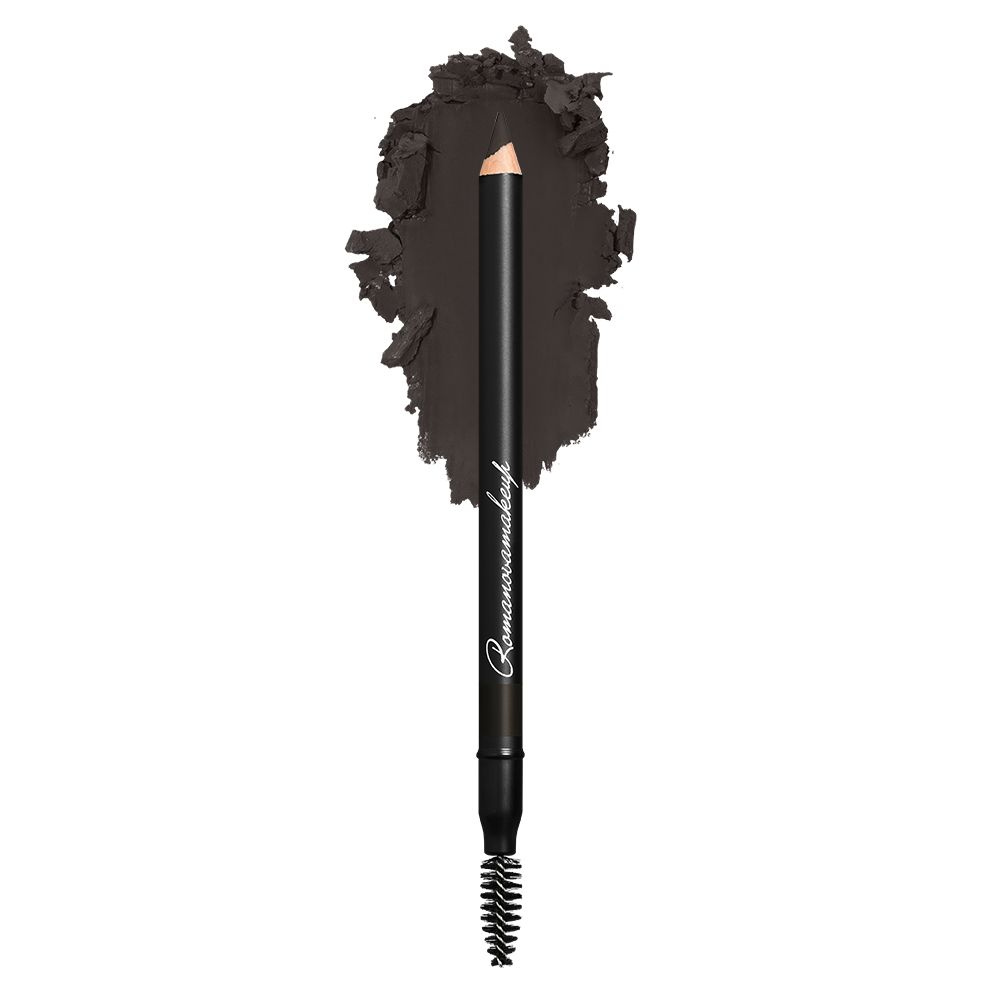 Romanovamakeup Карандаш для бровей Sexy Eyebrow Pencil BLACK BROWN #1