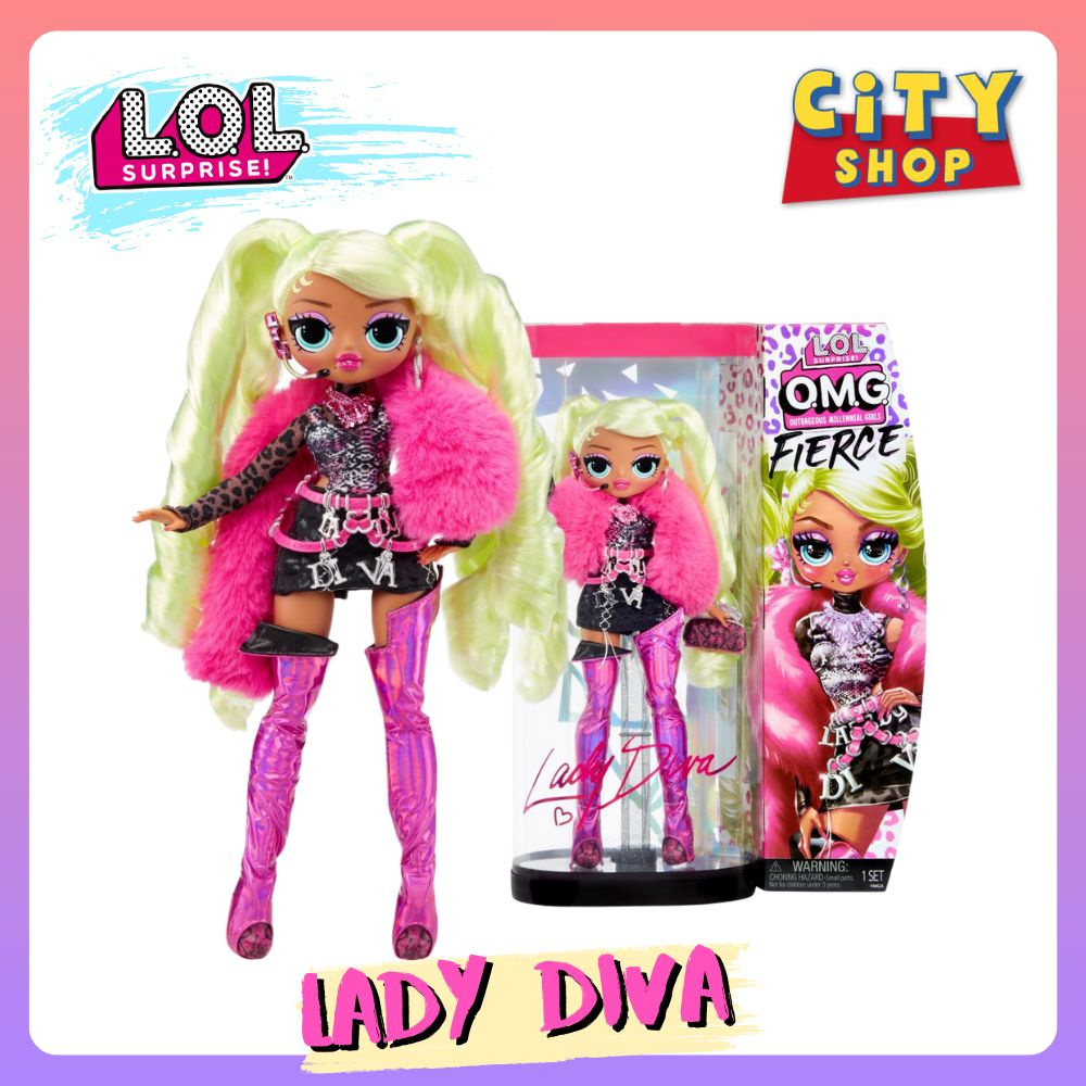 Кукла L.O.L. Surprise! OMG Fierce Dolls Lady Diva #1