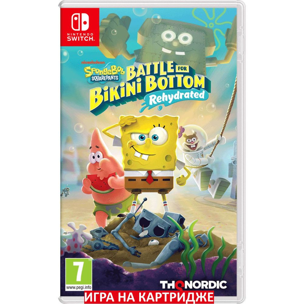 Игра SpongeBob SquarePants: Battle For Bikini Bottom – Rehydrated (Nintendo Switch, Русские субтитры) #1