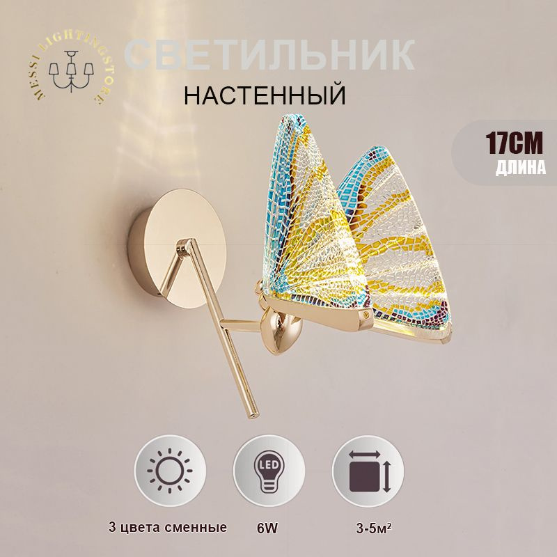 SAMLIST Настенный светильник, LED, 6 Вт #1