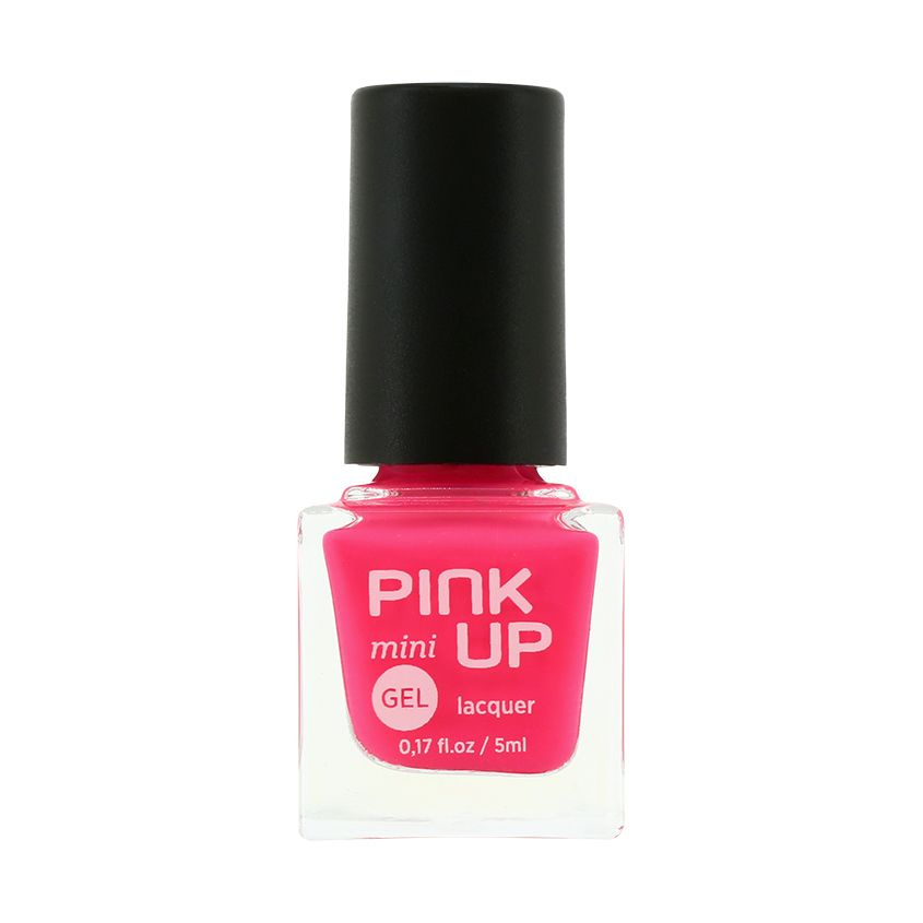 Лак для ногтей PINK UP MINI GEL с эффектом геля тон 84 5 мл #1