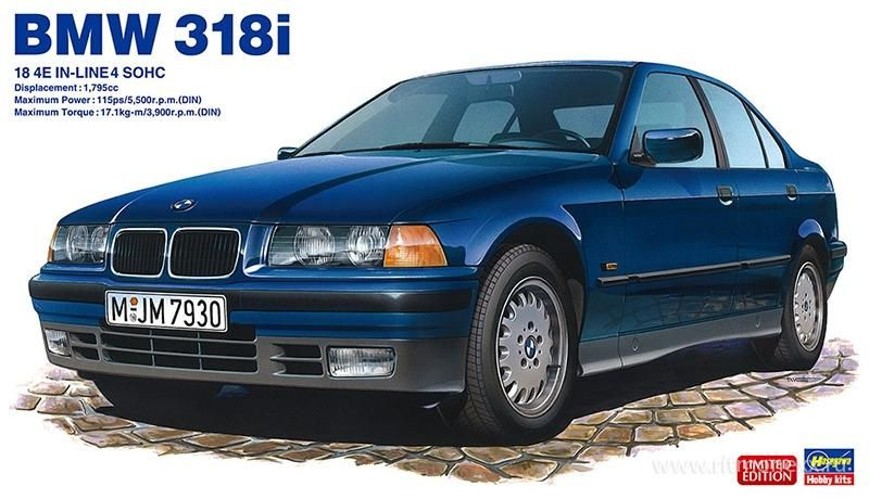 Hasegawa Автомобиль BMW 318i (Limited Edition) (1:24) Модель для сборки #1