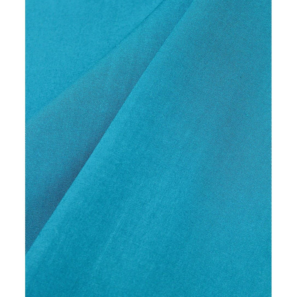 Ткань для шитья(5 м) Штапель цв.Насыщенный тиффани, ш.1.45м, вискоза-100%, 110гр/м.кв  #1