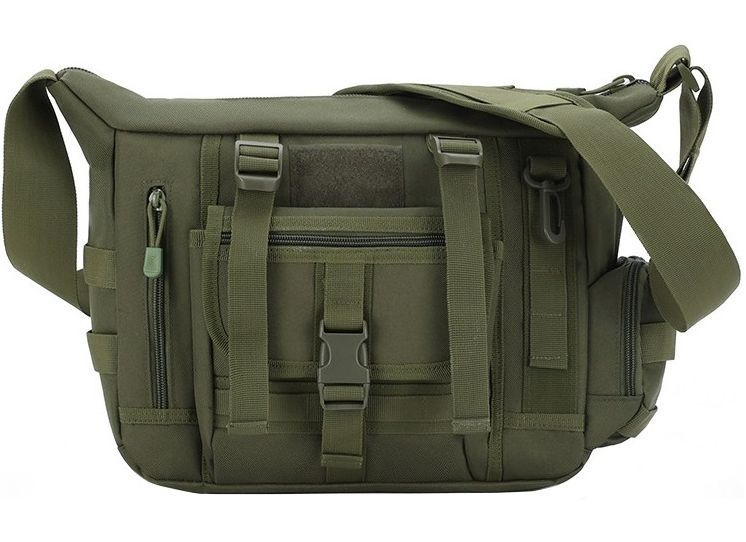 Тактическая сумка через плечо Tanjiezhe Document Tactical Crossbody Bag (YG020-2) Army Green  #1