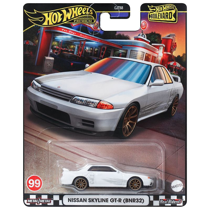 Машинка Mattel HOT WHEELS 1/64 20 BOULEVARD NISSAN SKYLINE GT-R (BNR32) GJT68-99 #1