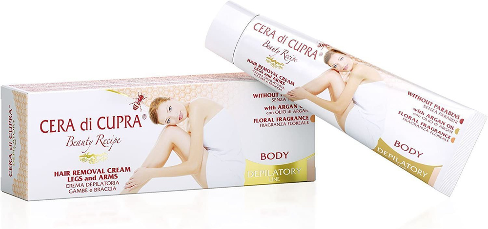 Cera di Cupra Hair Removal Cream Bikini & Underarm Крем для депиляции области бикини и подмышек с алое #1