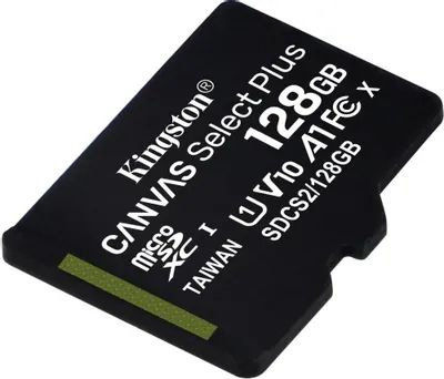 Карта памяти Kingston Canvas Select Plus microSDXC UHS-I +ад (SDCS2/128GB) (1550086) #1