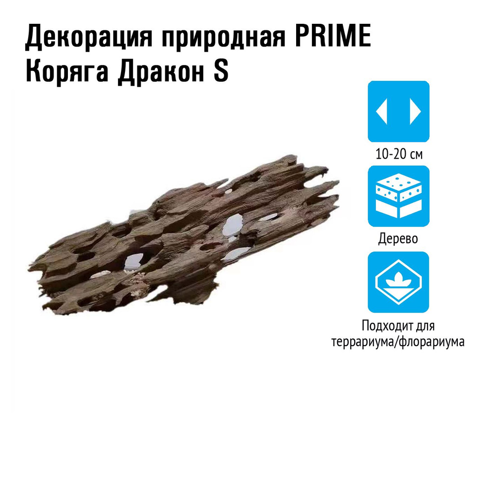 Коряга натуральная PRIME Дракон, S - PR-080188 #1