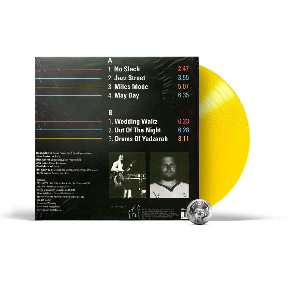 Виниловая пластинка Jaco Pastorius - Jazz Street (coloured) (LP) 2023 Music On Vinyl, Yellow, Limited #1