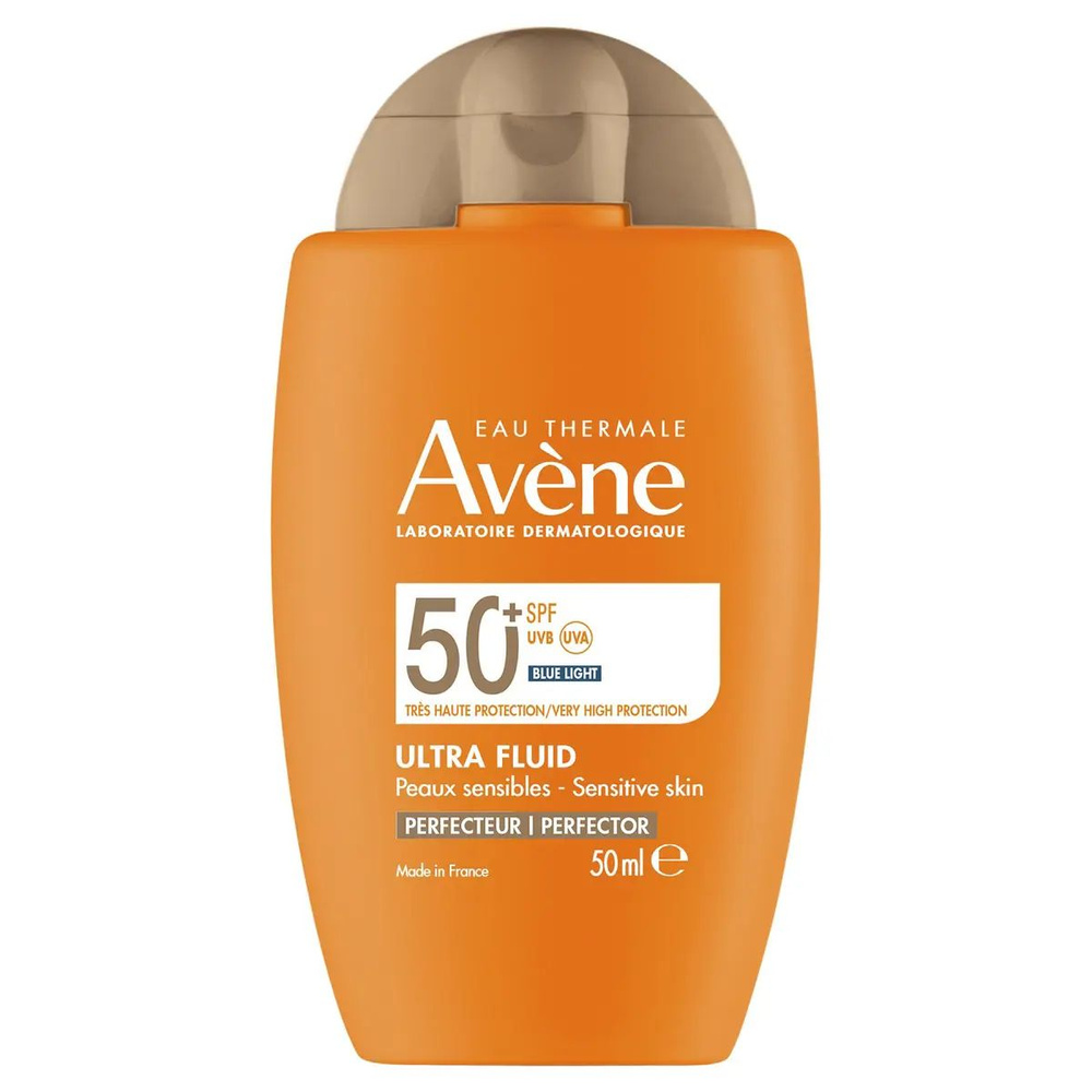 AVENE Солнцезащитный флюид-перфектор для лица SPF 50+, 50 мл #1