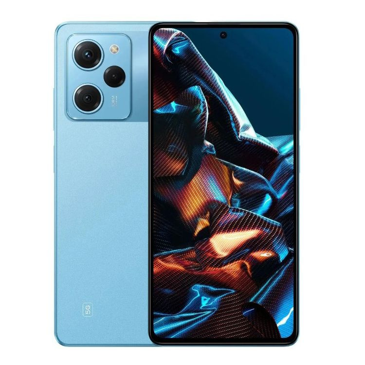 Poco Смартфон X5 Pro 5G, 256 GB, Blue (22101320G) 8/256 ГБ, голубой #1