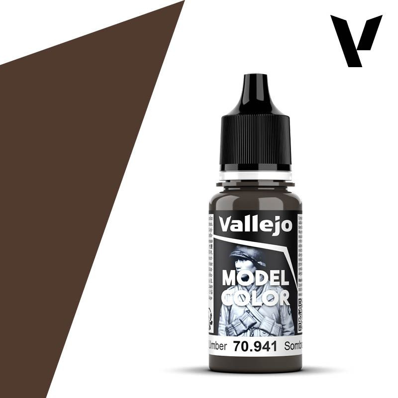 Краска Vallejo серии Model Color - Burnt Umber 17мл. #1