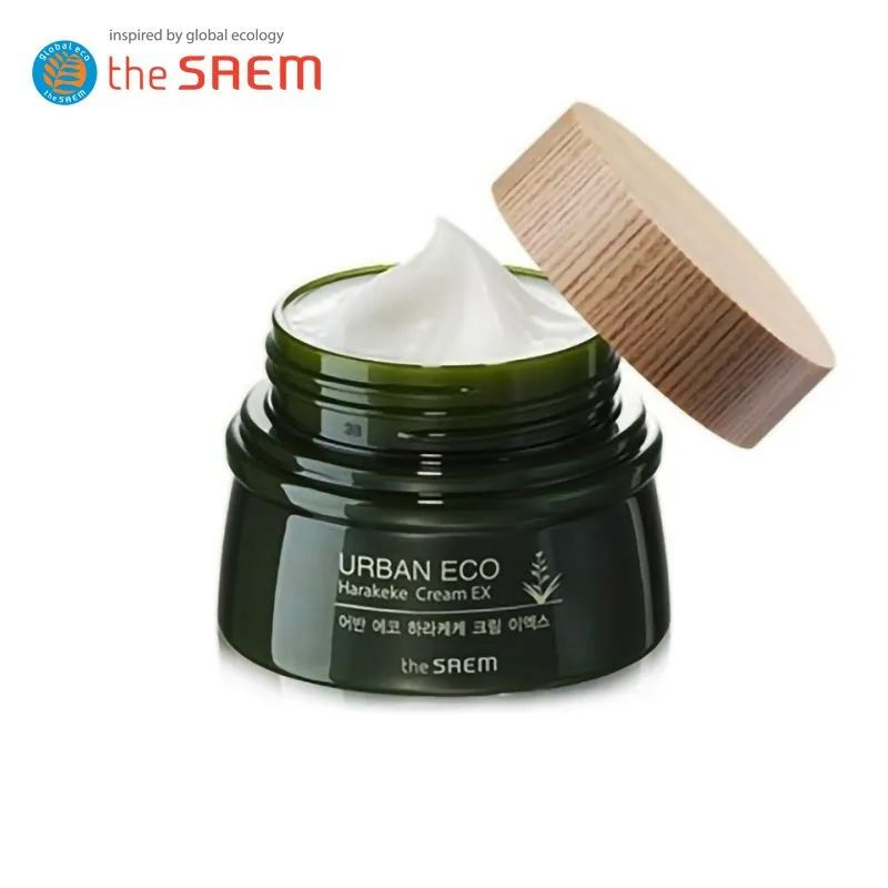 The Saem Urban Eco Harakeke Cream EX 60 мл ,Увлажняющий и питательный крем,Корейский уходовый крем.  #1