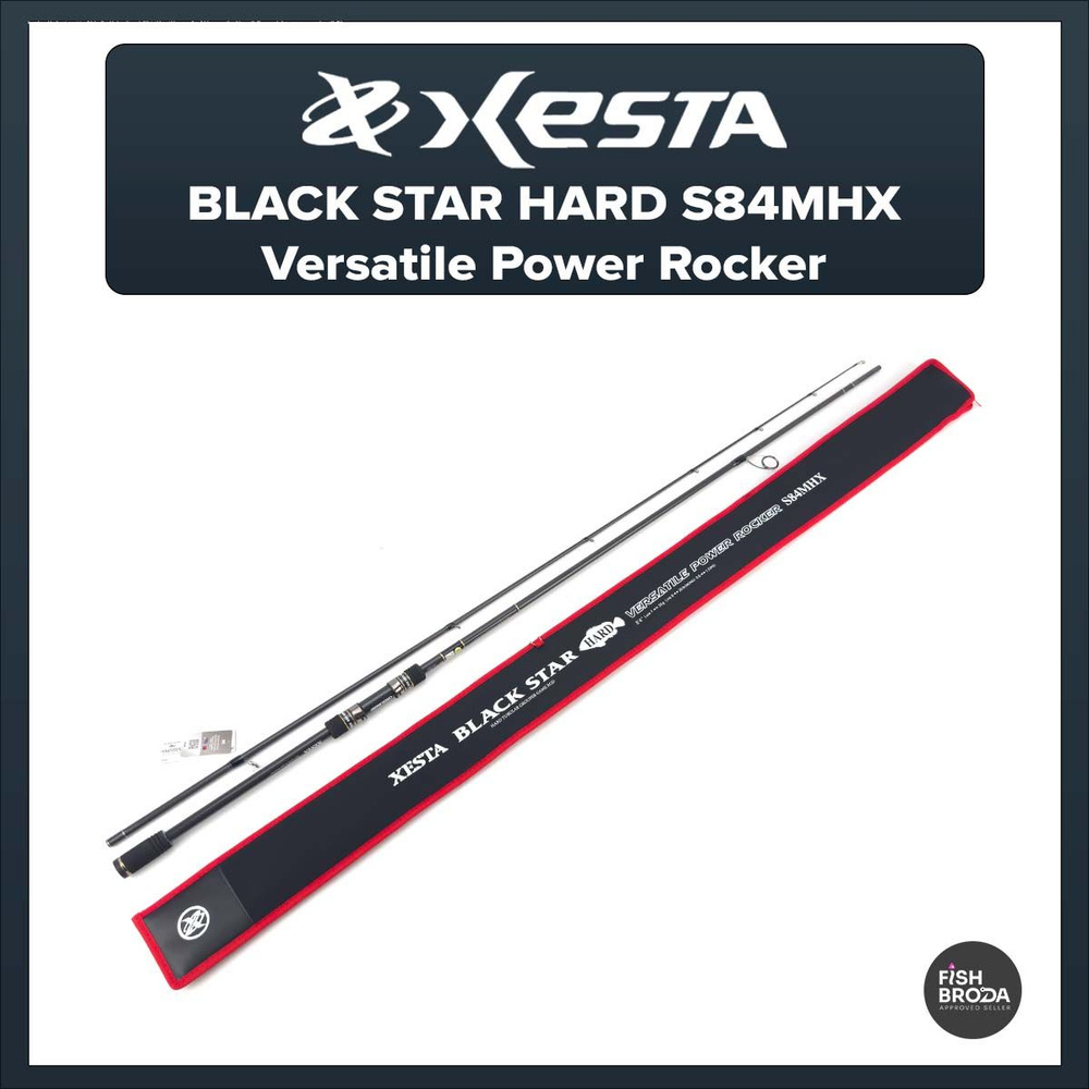 Спиннинговое удилище XESTA BLACK STAR HARD S84MHX Versatile Power Rocker #1