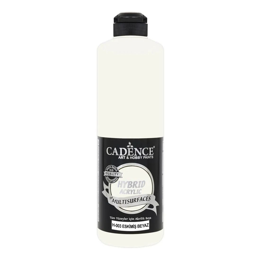 Акриловая краска Cadence Hybrid Acrylic Paint 500 ml. Ancient White H-003 #1