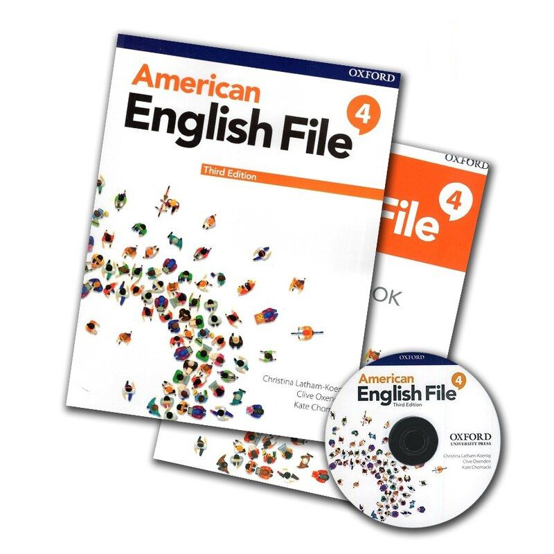 American English File 4 Third Edition (Student's book + Workbook + диск) 3rd edition #1