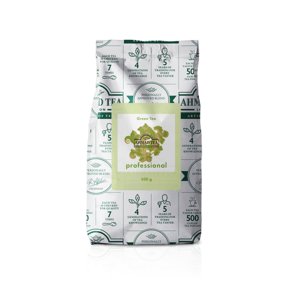 Чай листовой зелёный Ahmad Tea Professional Green Tea, 500 г #1