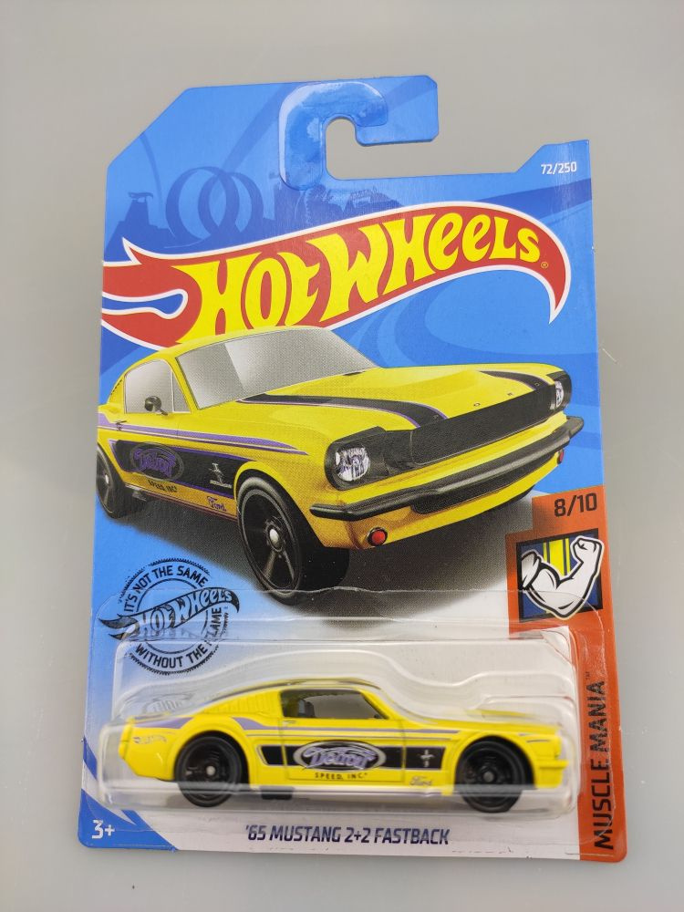 Машинка Mattel Hot Wheels 2019 C4982 65 Mustang 2+2 Fastback #1