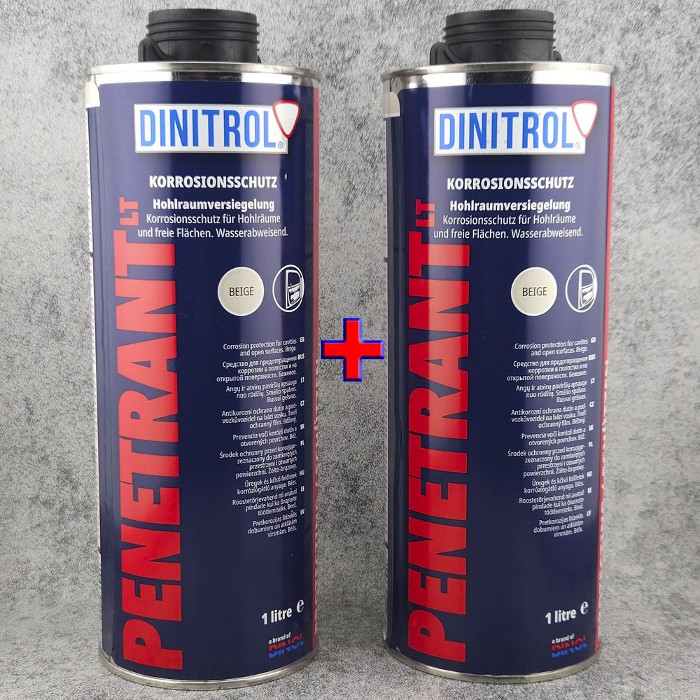 Dinitrol Penetrant LT - Автомобильная антикоррозийная мастика для скрытых полостей, евробаллон 1 л., #1