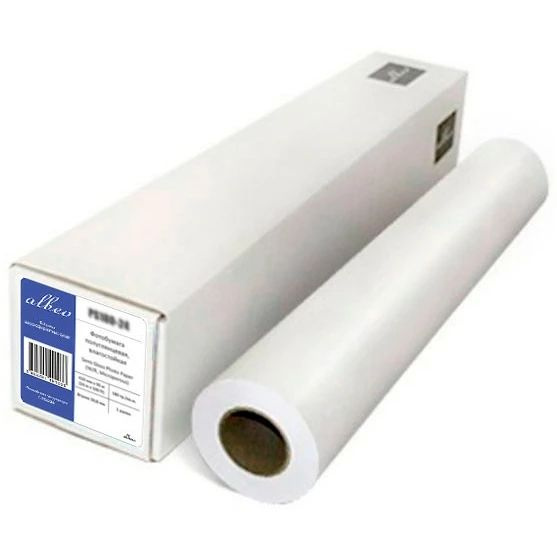 Бумага Albeo InkJet Paper, универсальная, втулка 50.8мм, 0.610 х 30,5м, 120 г/кв.м (Z120-24-1)  #1