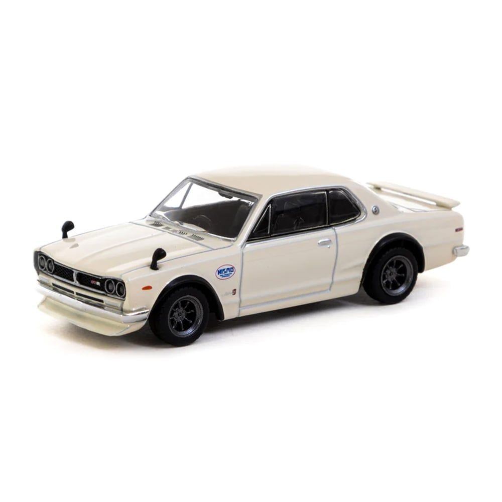 Машинка Tarmac Works 1/64 Nissan Skyline 2000 Gt-R Kpgc10 Ivory White Special Edition Diecast Scale Model #1