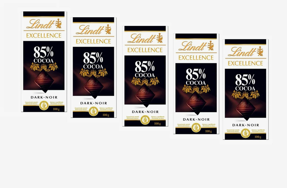 Lindt Excellence горький шоколад 85% какао, ( 5 шт. х 100 г) #1