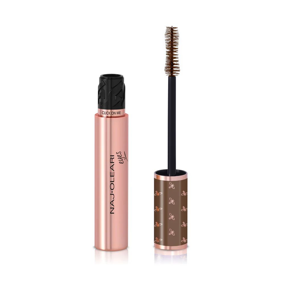 NAJ OLEARI Ультраобъемная тушь для ресниц Click On Me Mascara (02 Chocolate Brown)  #1