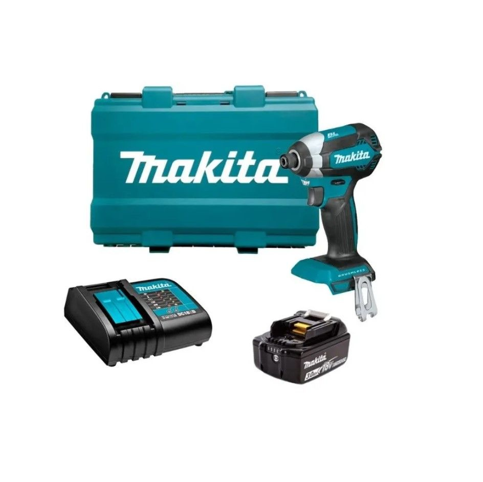 Аккумуляторный ударный винтовёрт Makita DTD153SF (18V, 1 x 3.0Ah, Li-Ion,з/у, кейс)  #1