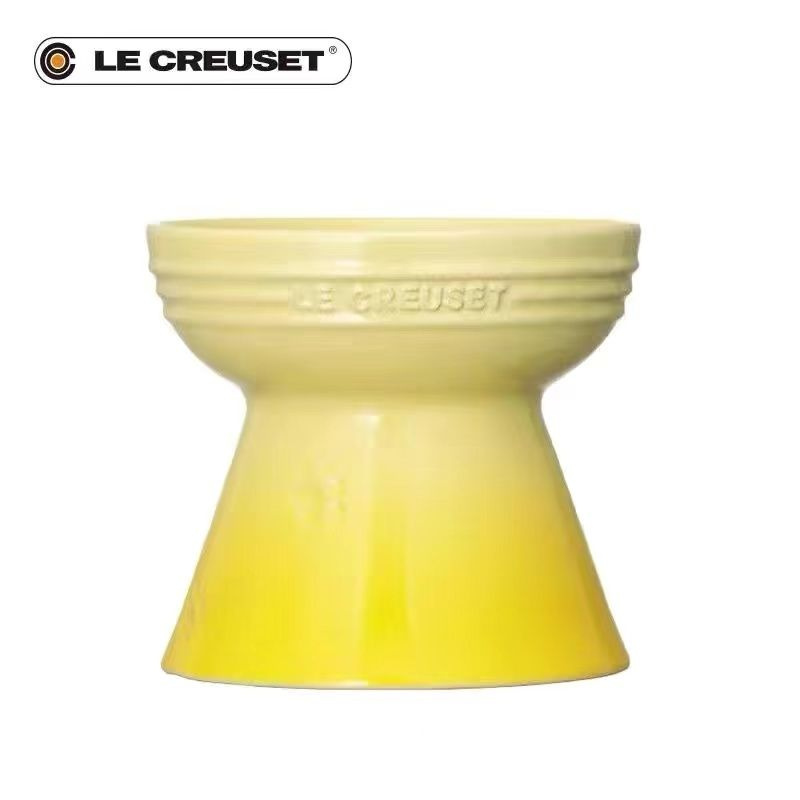 LE CREUSET высокая керамическая миска для домашних животных  #1