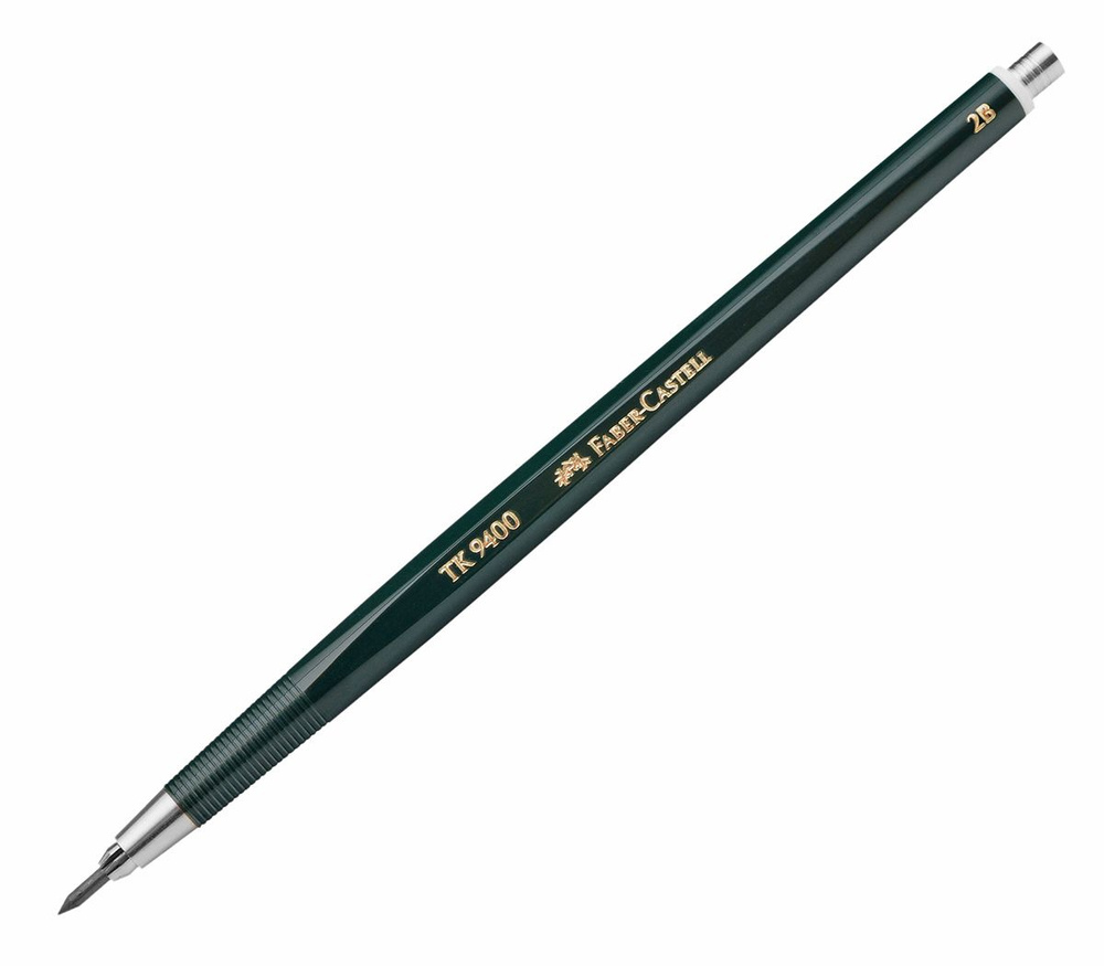 Механический карандаш FABER-CASTELL TK 9400 2B 2.0 мм темно-зеленый корпус  #1