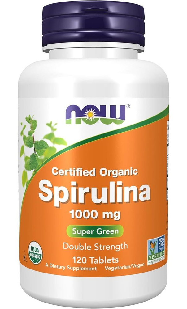 Spirulina, Спирулина 1000 мг 120 таблеток #1