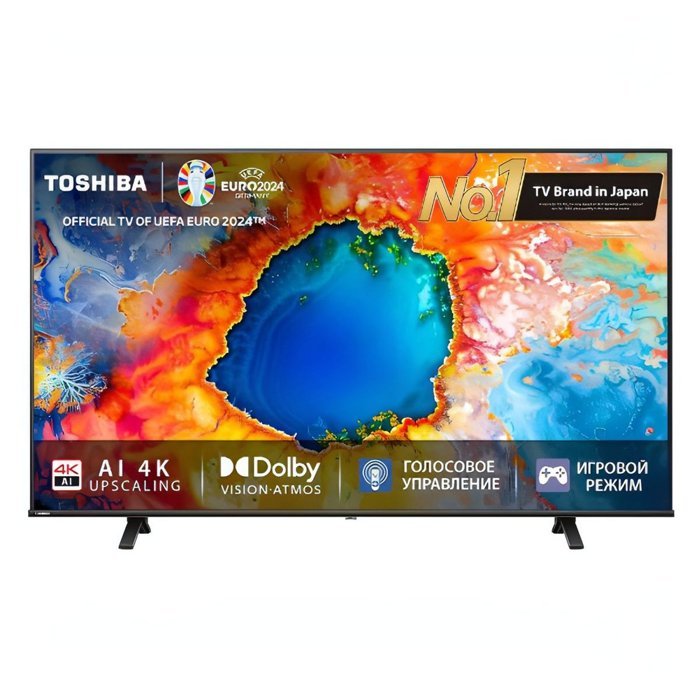 Toshiba Телевизор 85", черный #1