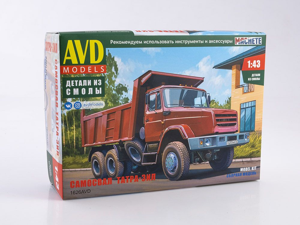 Сборная модель автомобиля TATRA-ЗИЛ 1626AVD, масштаб 1/43 #1