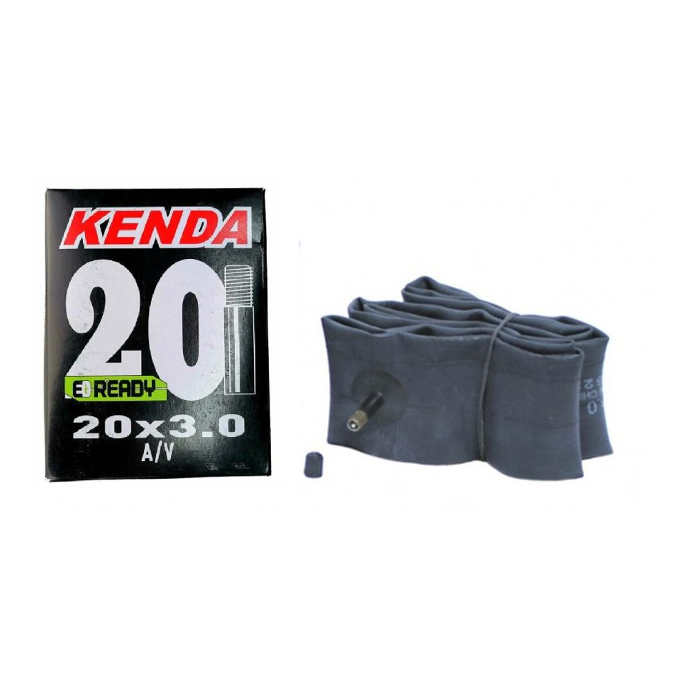 Велокамера Kenda 20"x3.00, для фэтбайка, E-READY A/V электровелосипед, полуфэт 76-406  #1