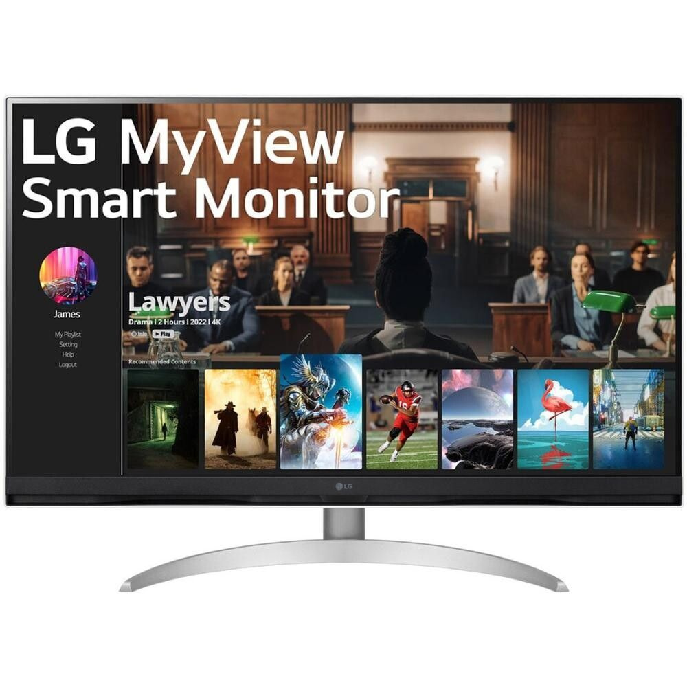 LG 31.5" Монитор 32SQ700S-W, белый #1