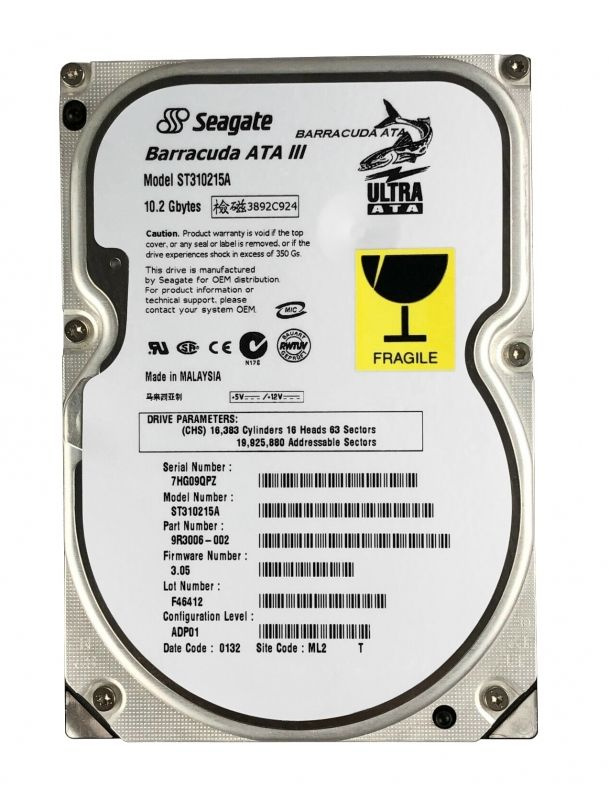 Seagate 10 ГБ Внутренний жесткий диск (9R3006)  #1