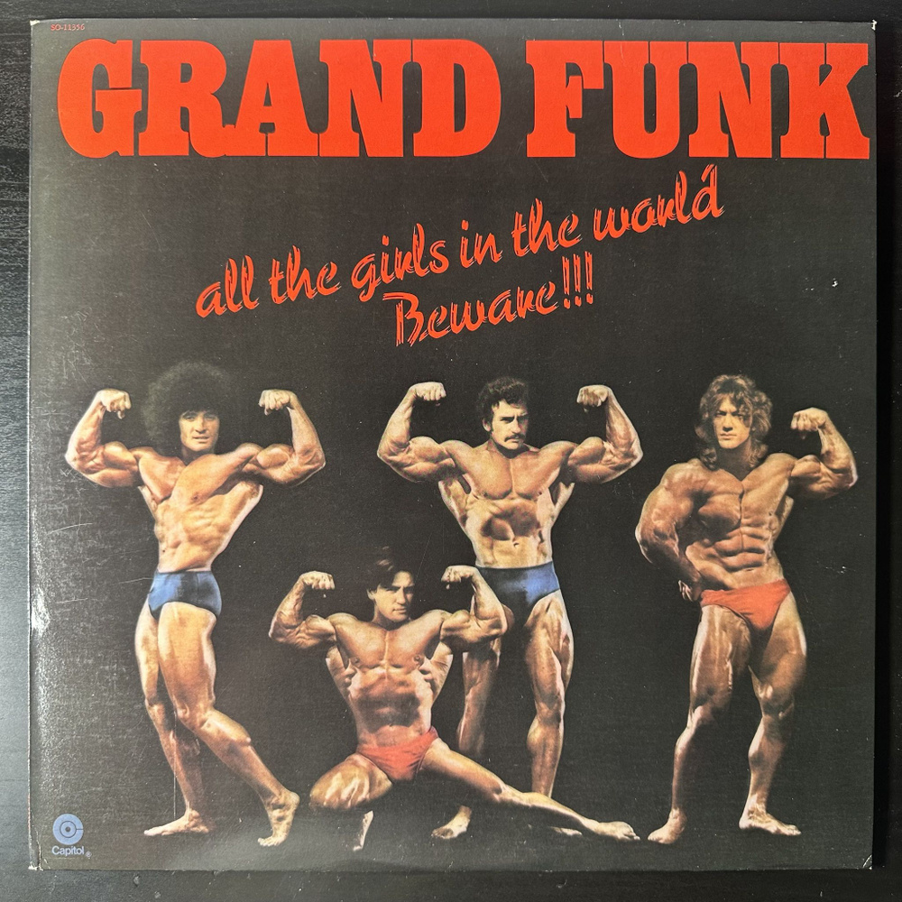 Виниловая пластинка Grand Funk Railroad All The Girls In The World Beware !!! (США 1974г.)  #1