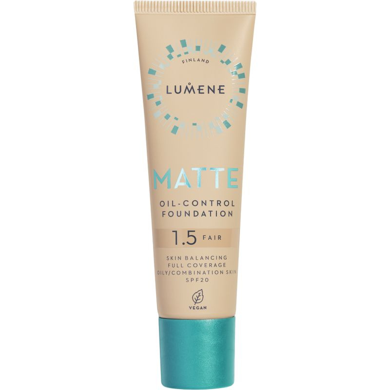 LUMENE МATTE Oil-Control Foundation SPF20 тон 1.5 FAIR #1