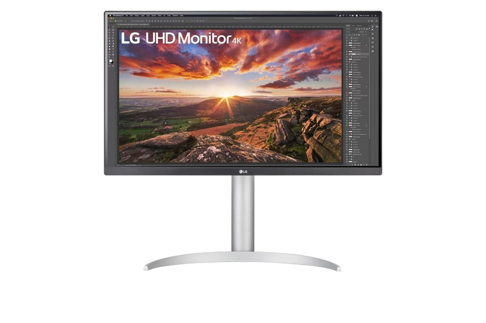 LG 27" Монитор 27UP850N-W, серебристый, черный #1