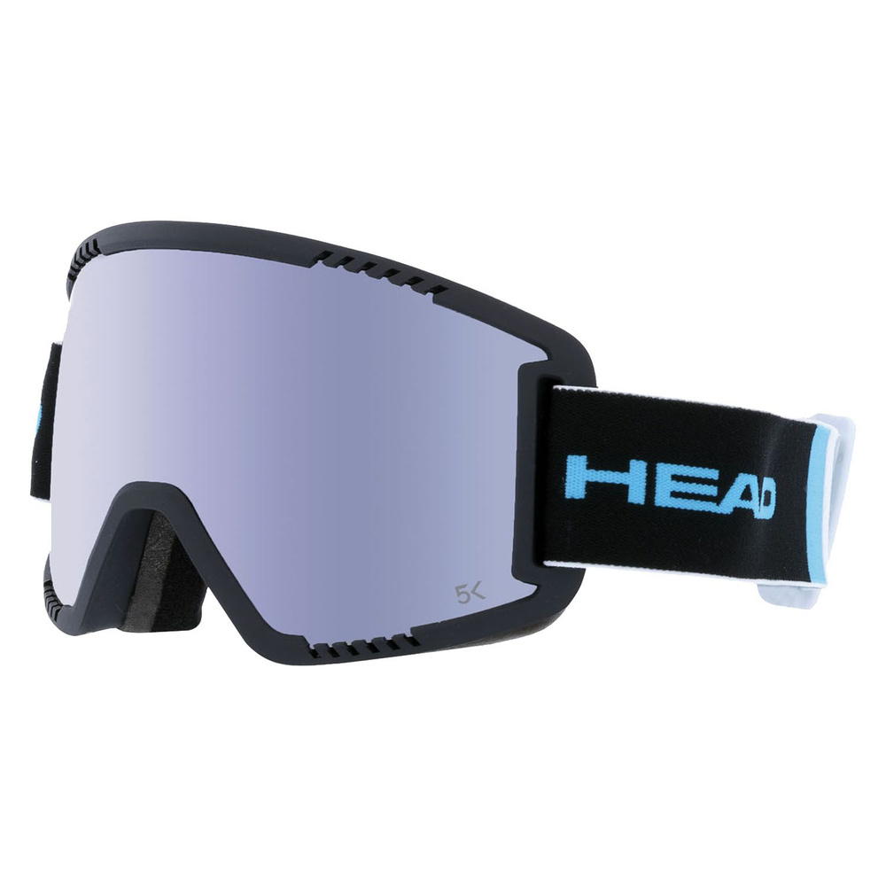 Маска Горнолыжная Head Contex Pro 5K Race Rd+Sl 5K L Black/Blue Wcr /Chrome (Б/Р) #1