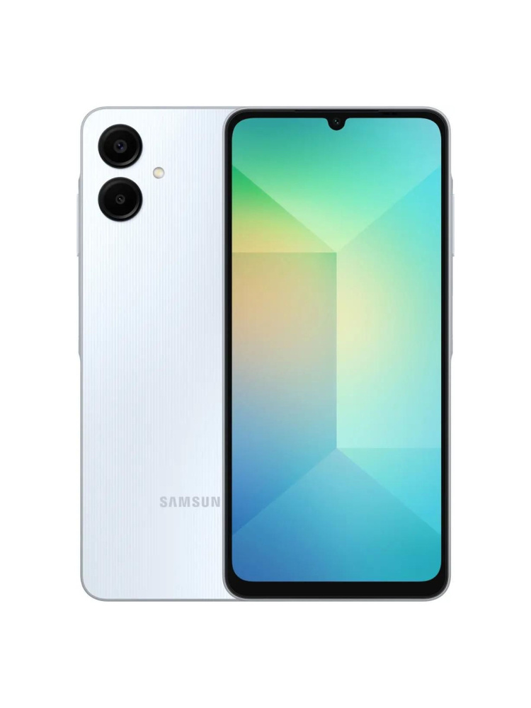 Samsung Смартфон Galaxy A06 EU 6/128 ГБ, голубой #1