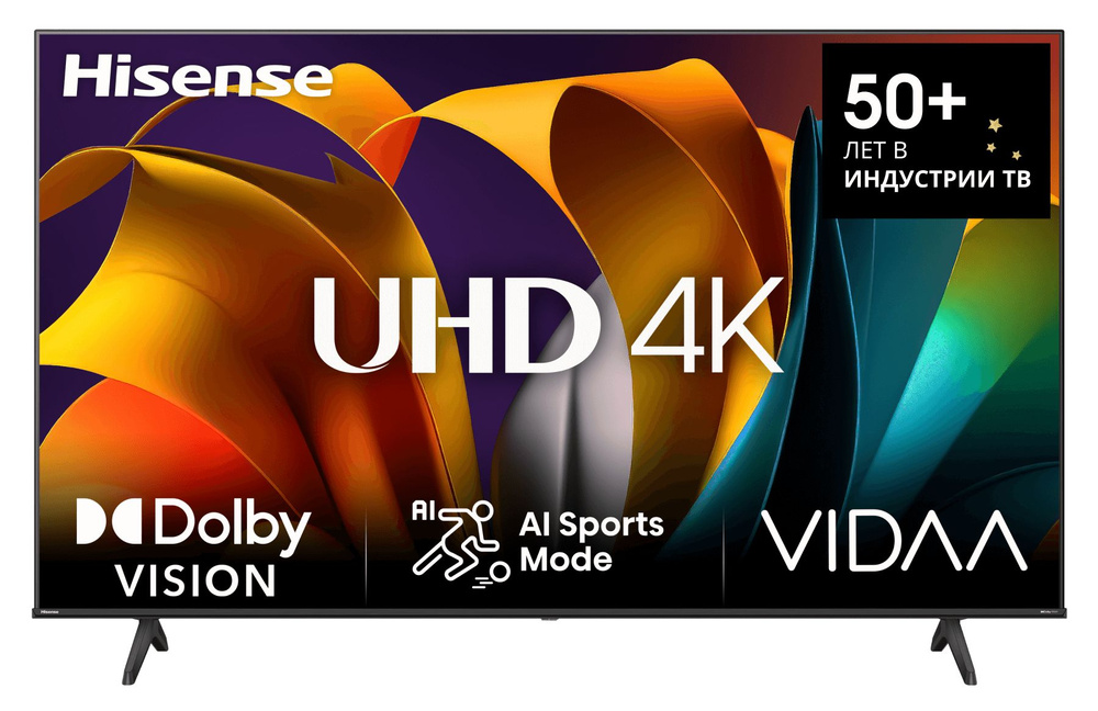 Hisense Телевизор 43A6N 43" 4K UHD, черный #1