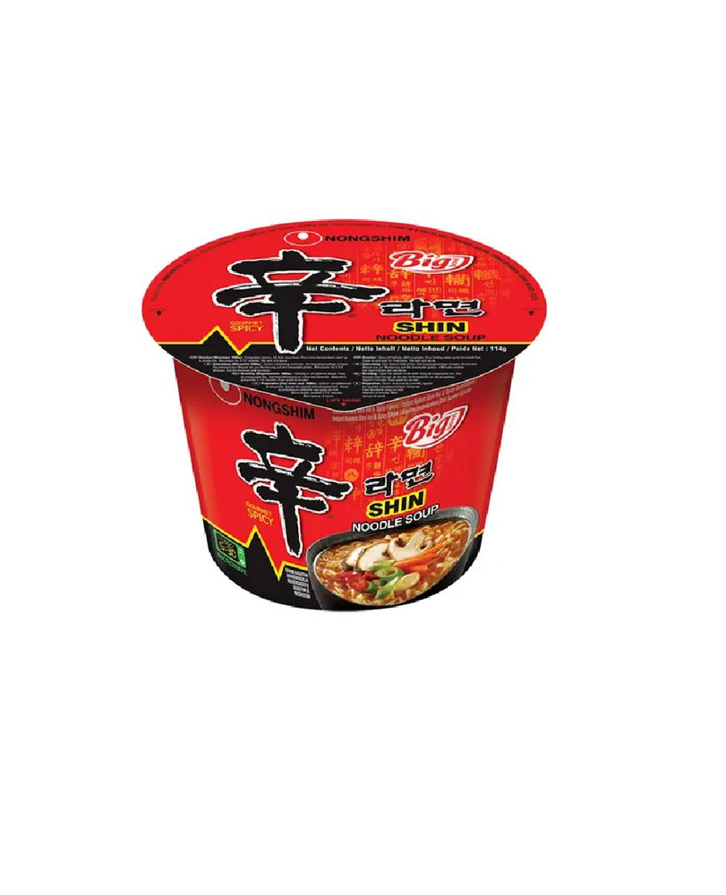 Лапша быстрого приготовления Шин Рамен, Nongshim, 114 г, Южная Корея  #1