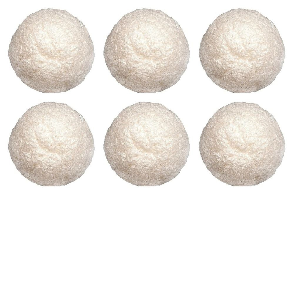 Singi Спонж косметический универсальный Pure Konjac Sponge, 6 шт #1