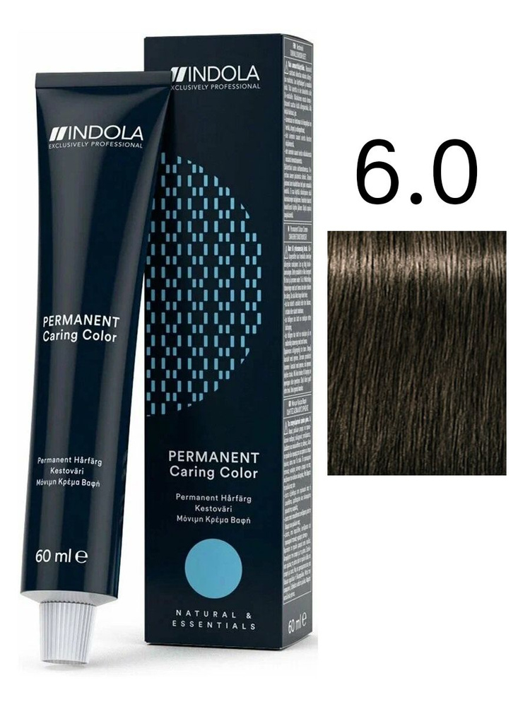 Indola Natural&Essentials 6.0 краска для волос 60 мл #1