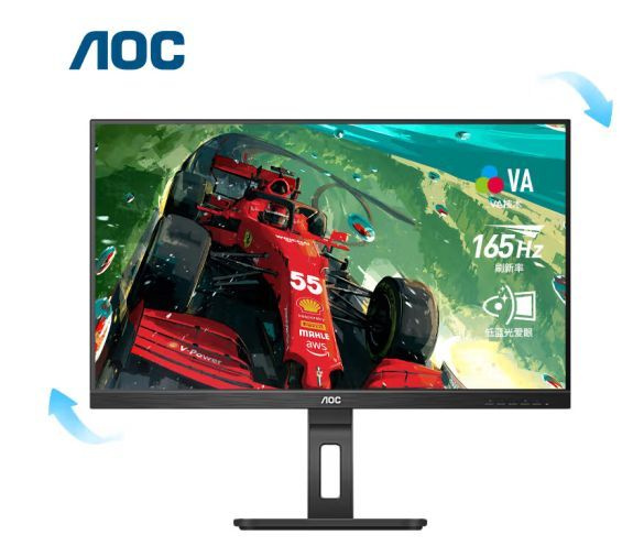 AOC 23.8" Монитор 24P2X, черный #1