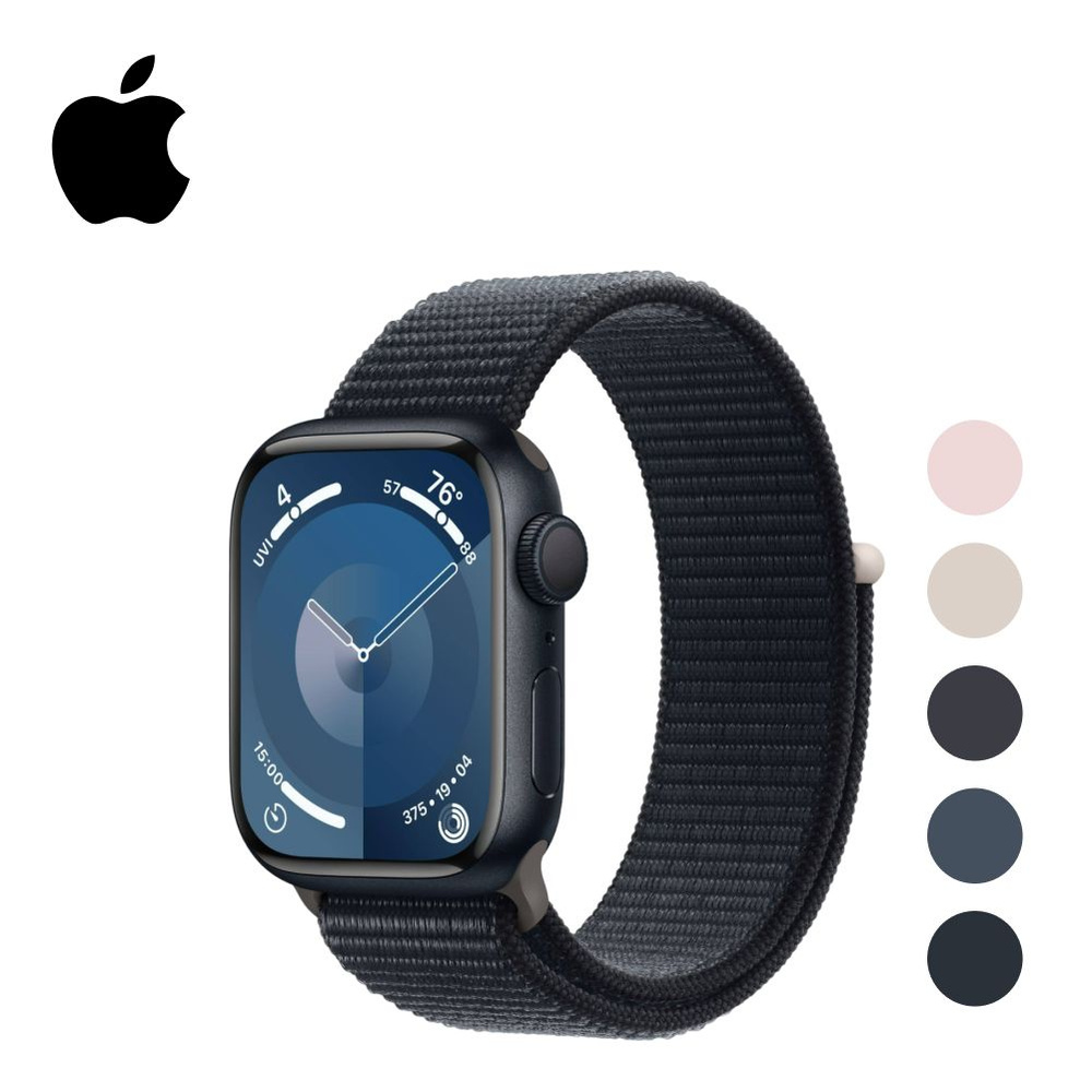 Умные часы Apple Watch Series 9 GPS 41mm Midnight Aluminium Case with Midnight Sport Loop #1