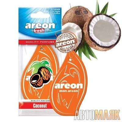 Areon Ароматизатор автомобильный, Mon Coconut кокос #1