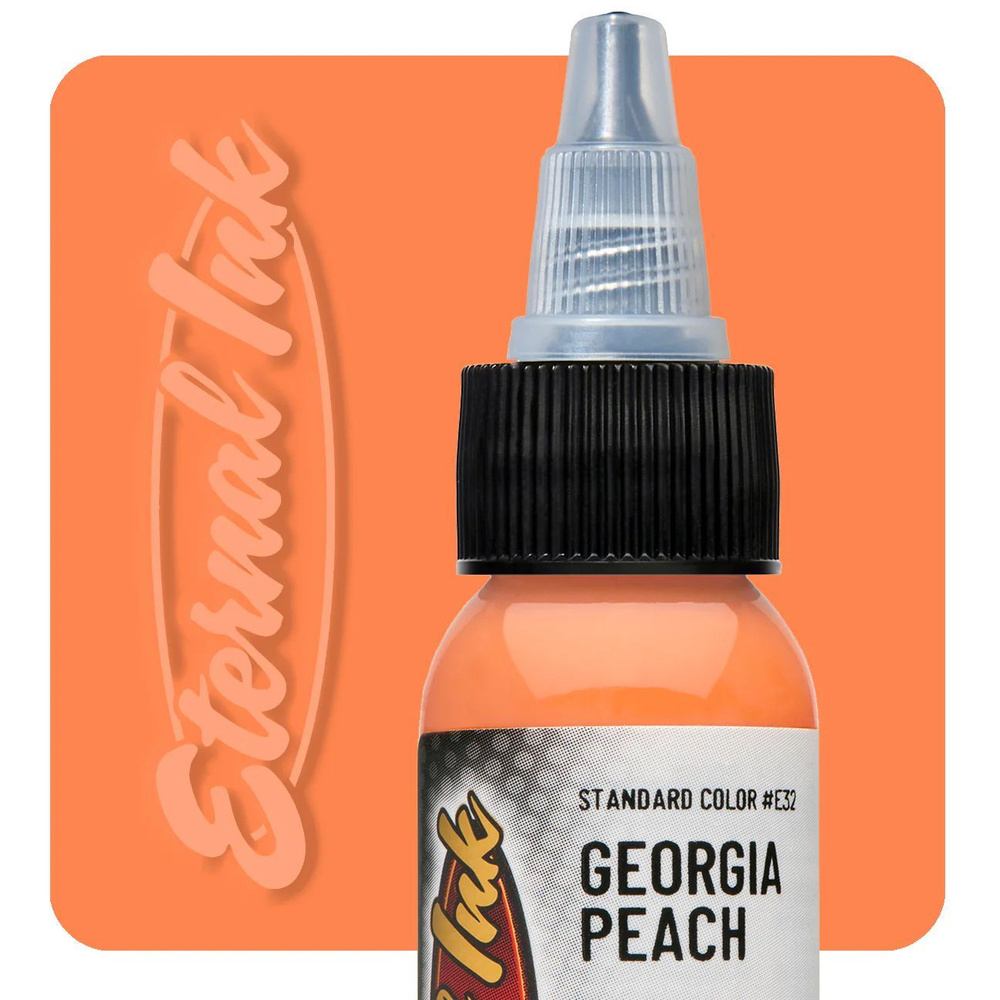 GEORGIA PEACH Eternal краска пигмент для тату оранжевый оттенок (2 oz / 60 мл)  #1