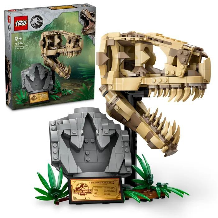 Конструктор LEGO Jurassic World Череп тираннозавра,T.Rex, 577 деталей, возраст от 9+, 76964  #1